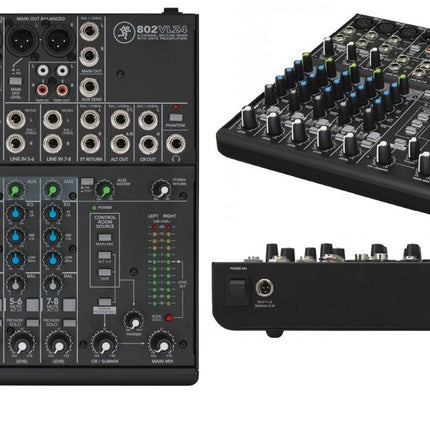 Mackie 802VLZ4 8 Channel Mixer Analog Compact Mixers With Onyx (802 VLZ4/802-VLZ4)