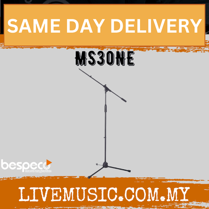 Bespeco MS30NE Professional Microphone Boom Stand ( MS 30 NE / MS-30-NE )