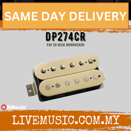 DiMarzio DP274CR Paf 59 Neck - Cream (DP-274CR/DP 274CR)