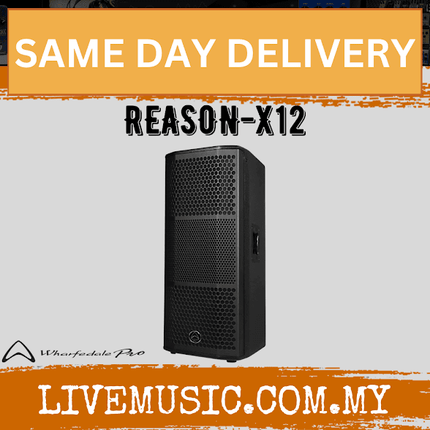 WHARFEDALE PRO REASON-X12 Series 500 Watts RMS 12" 3-Way Passive Loudspeaker (REASON X12/REASONX12)