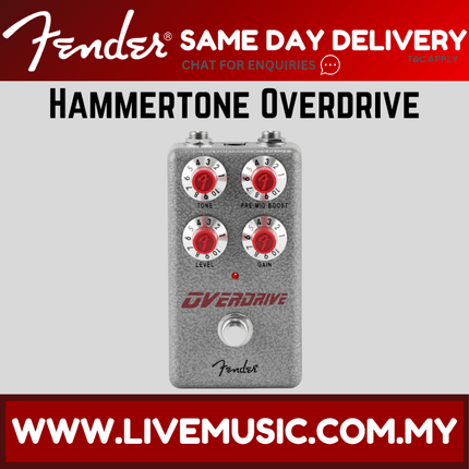 Fender Hammertone Overdrive Guitar Effects Pedal