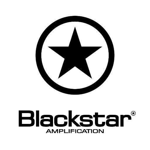 Portable folding piano Blackstar Amplification logo on white background