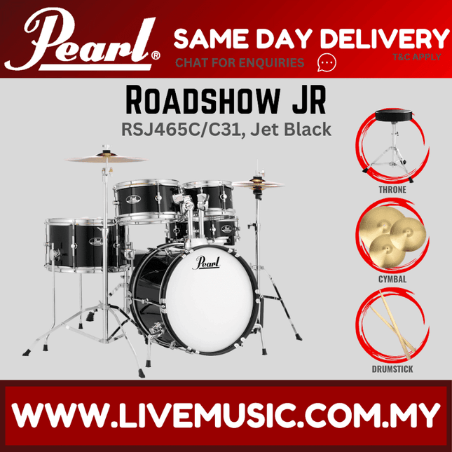 Pearl RSJ465C/C Roadshow Junior 5pcs with Cymbal and Hardware ( RSJ465C-C )