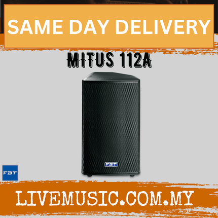 FBT MITUS 112A 2-Way 12" Processed Active Speaker ( MITUS-112A / MITUS112A )