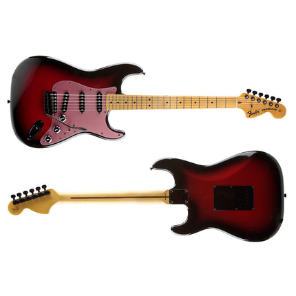 Fender Limited Run Ken Signature SSS Stratocaster Electric Guitar, Maple Fretboard with FREE Gig Bag - Galaxy Red