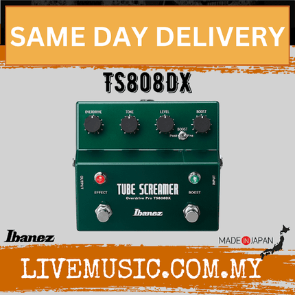 Ibanez TS808DX Tube Screamer Pedal (TS808)