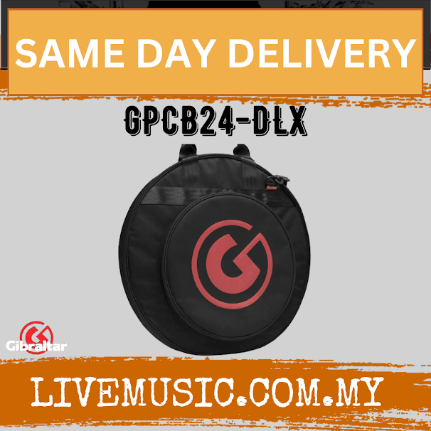Gibraltar GPCB24-DLX 24inch Deluxe Cymbal Bag (GPCB24 DLX/GPCB24DLX)
