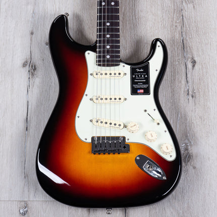 Fender American Ultra Stratocaster Electric Guitar, Rosewood Fretboard with FREE Elite Moulded Case - Ultraburst