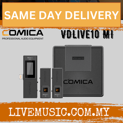 Comica Audio VDLive10 MI Ultracompact 2-Person Digital Wireless Microphone For IOS Devices (VDLive10-MI)
