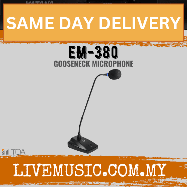 TOA EM-380 Gooseneck Microphone ( EM380 / EM 380 )