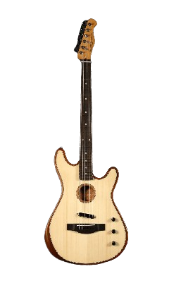 Sqoe SEAE920 Acoustasonic Telecaster Acoustic Electric Guitar w/Bag, Rosewood FB - Natural ( SEAE 920 / SEAE-920 )