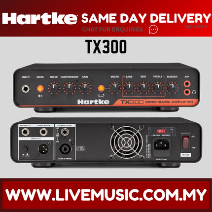 Hartke TX300 300-watts Bass Amplifier ( TX-300 / TX 300 )