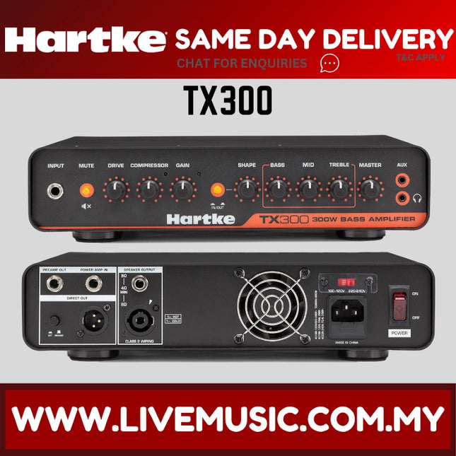 Hartke TX300 300-watts Bass Amplifier ( TX-300 / TX 300 )