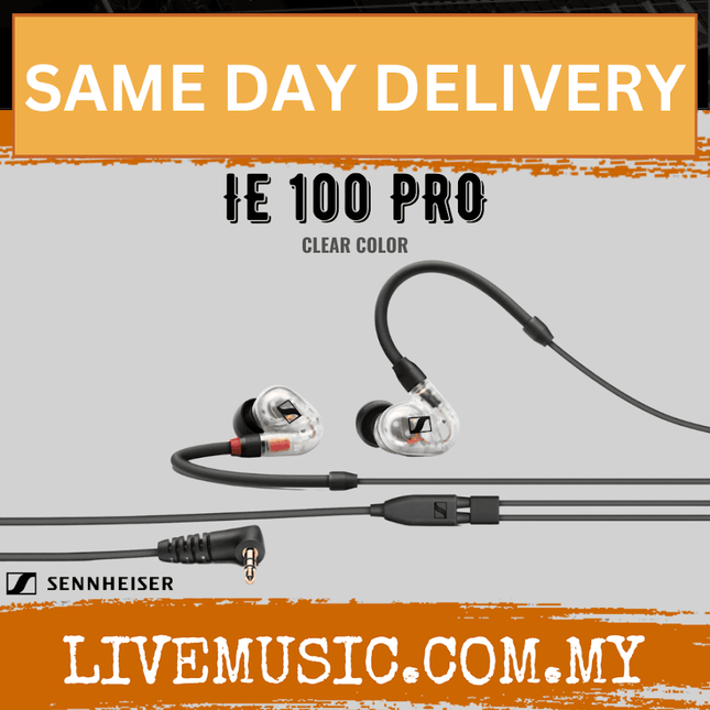 Sennheiser IE 100 PRO In-Ear Monitoring Headphones - Clear ( IE100 / IE-100 )