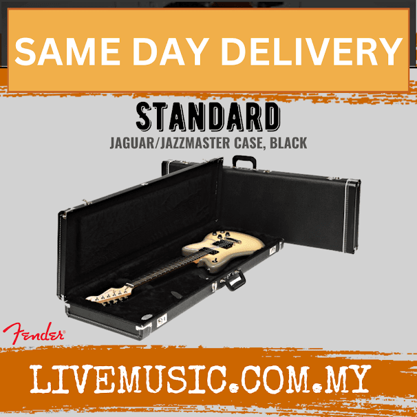 Fender Standard Jaguar/Jazzmaster Guitar Case - Black