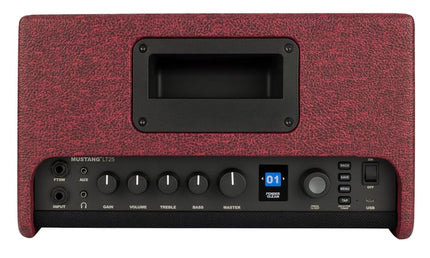Fender FSR Mustang LT25 Guitar Combo Amplifier, Wine Red, 230V UK