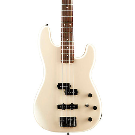 Fender Duff McKagan Precision Bass Guitar Rosewood Fretboard with Gig Bag - Pearl White