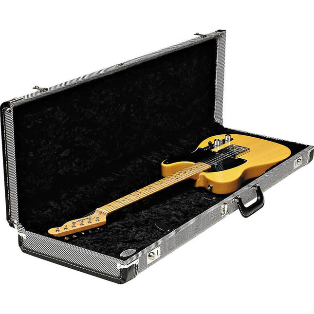 Fender Deluxe Strat/Tele Guitar Case - Black Tweed