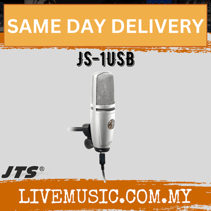 JTS JS-1USB USB Large Diaphragm Condenser Microphone ( JS 1USB / JS1USB )