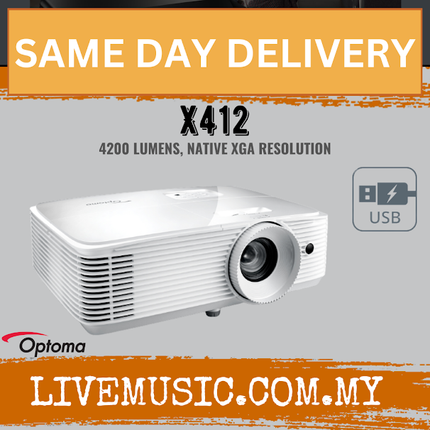 Optoma X412 Ultra-bright Performance Projector ( X-412 / X 412 )