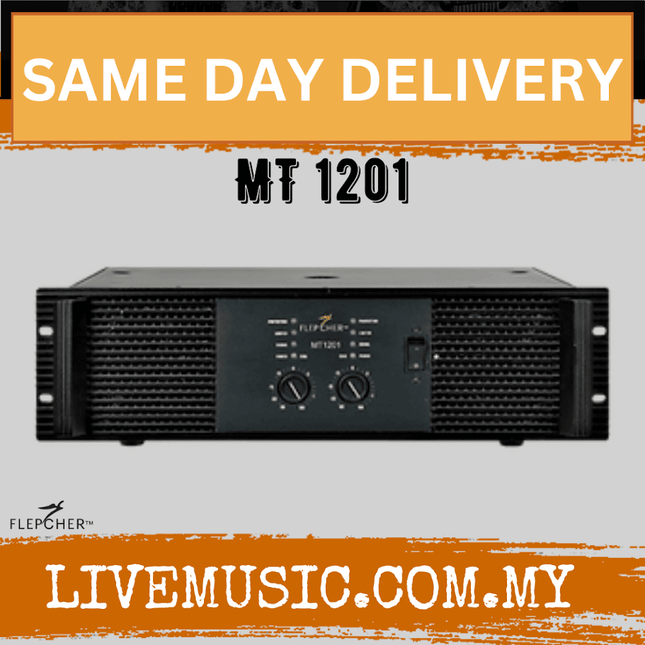 Flepcher MT1201 Power Amplifier ( MT-1201 / MT 1201 )