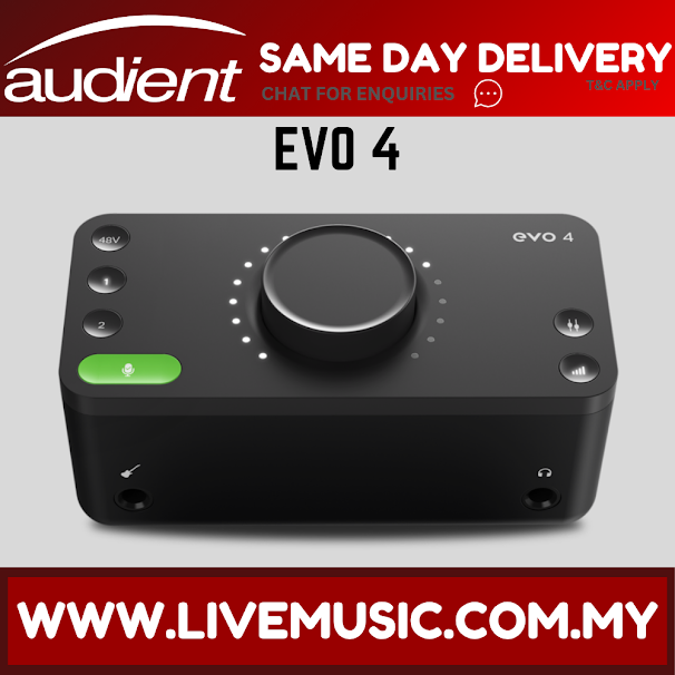 Audient EVO 4 USB Audio Interface (EVO4/EVO-4)