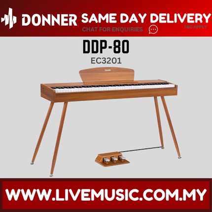 Donner DDP80 88 Key Home Digital Piano Woodland Style ( DDP 80/ DDP-80 )