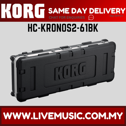 Korg HC-KRONOS2 61 Fitted Flight Hard Case Travel For 61 Key Kronos Keyboard ( HC KRONOS2 )