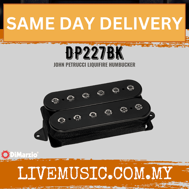 DiMarzio DP227BK LiquiFire Humbucking Pickup - Black (DP227)