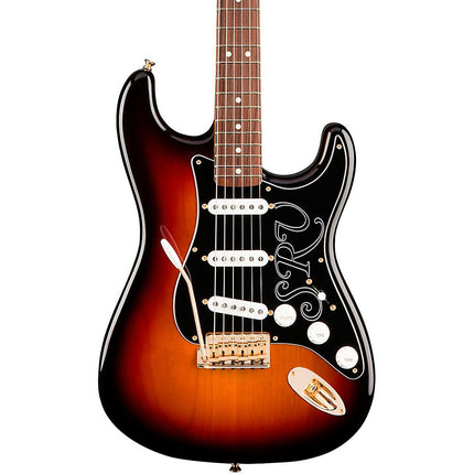 Fender Artist Stevie Ray Vaughan Stratocaster Electric Guitar w/Case, Pau Ferro FB, 3-Tone Sunburst