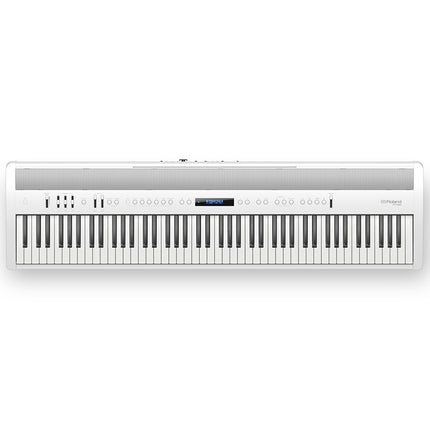 Roland FP-60X 88-key Digital Piano with Stand, Note Stand, RH5 Headphone and Adapter - White ( FP60X / RH-5 )