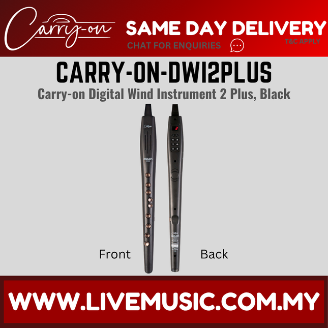 Blackstar CARRY-ON-DWI2PLUS Wing Instrument - Black ( CARRYONDWI2PLUS CARRYONDWI2 )