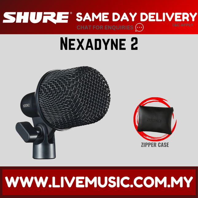 Shure NXN2 Nexadyne 2 Dynamic Kick Drum Microphone ( NXN2 )