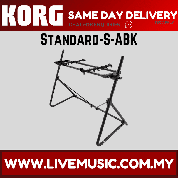 KORG SEQUENZ STANDARD-S-ABK KEYBOARD STAND ( STANDARD S ABK / STANDARDSABK )