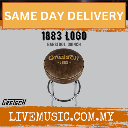 Gretsch 1883 Logo Barstool, 30inch