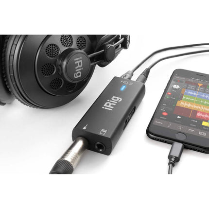 IK Multimedia iRig HD2 - Guitar Interface for IOS (HD-2/HD 2)