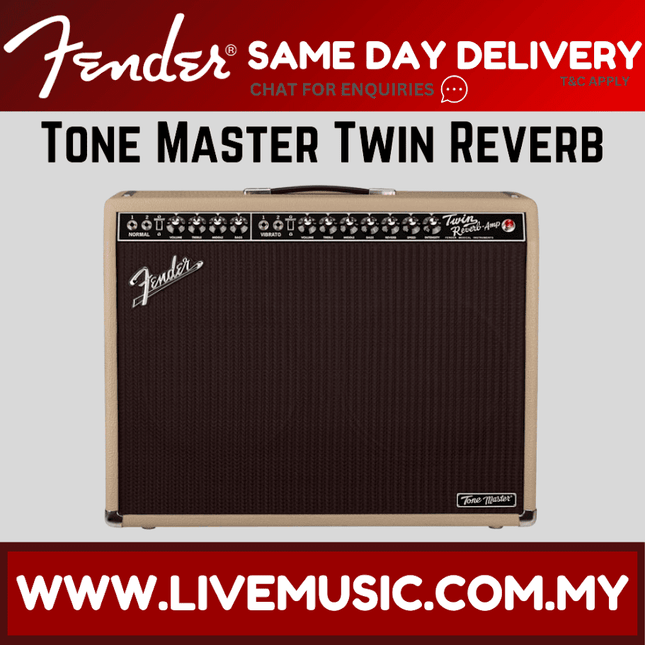 Fender Tone Master Twin Reverb Guitar Amplifier - Blonde