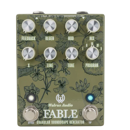 Walrus Audio Fable Granular Soundscape Generator Delay Guitar Effects Pedal, Floral Series 2024