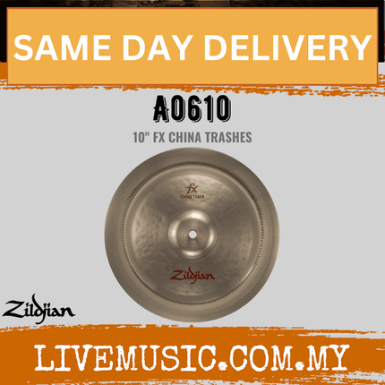 Zildjian 10" FX Oriental China Trash Cymbal (A0610)