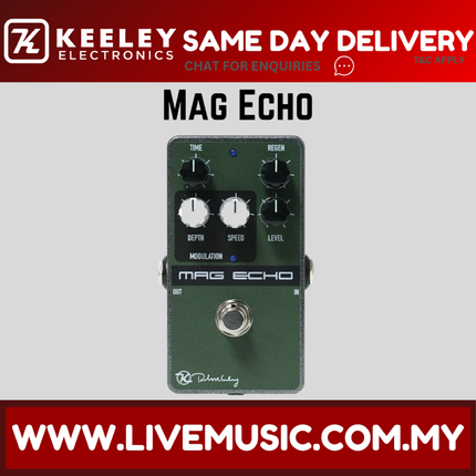 Keeley Mag Echo Delay Guitar Effects Pedal