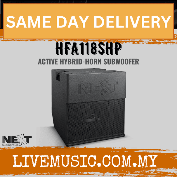 Next Audio HFA118sHP Active Hybrid Horn High Power Subwoofer ( HFA-118sHP / HFA 118sHP )