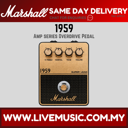 Marshall PEDL-92001-E 1959 Amp Series Guitar Effects Pedal ( PEDL 92001 E /PEDL92001E )