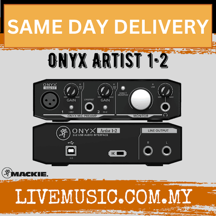 Mackie Onyx Artist 1-2 USB Audio Interface (OnyxArtist/Onyx-Artist)