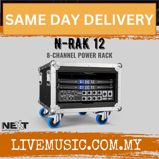 NEXT Audio N-RAK 12 8-Channel Power Rack ( N RAK 12 / NRAK12 )