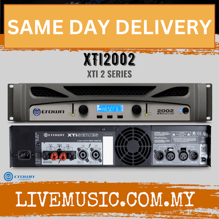 Crown XTi2002 Two-channel, 800W @ 4Ω Power Amplifier ( XTi 2002 / XTi-2002 )