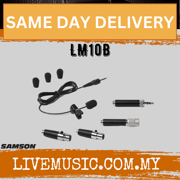 Samson LM10B Mini Lavalier Microphone Pack ( LM 10B / LM-10B )