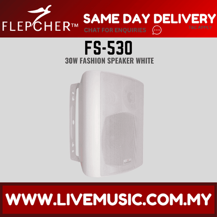 Flepcher FS-530 Fashion Speaker - White ( FS530 / FS 530 )