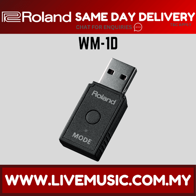 Roland WM-1D Wireless MIDI Dongle USB for Roland WM-1 MIDI Interface Mac PC IOS (WM1D WM 1D)