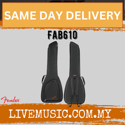 Fender FAB-610 Long Scale Acoustic Bass Guitar Gig Bag (FAB610)