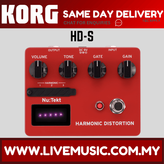 Korg HD-S Effect Pedal KIit ( HDS / HD S )